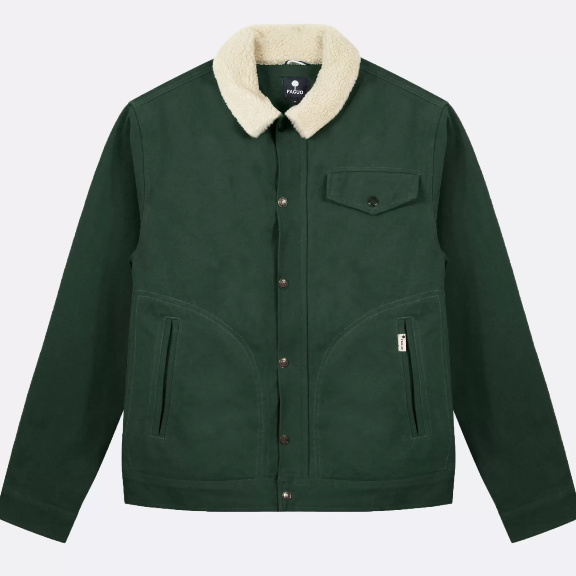 FAGUO Vestes & Impermeables*Blouson Vert Fonce