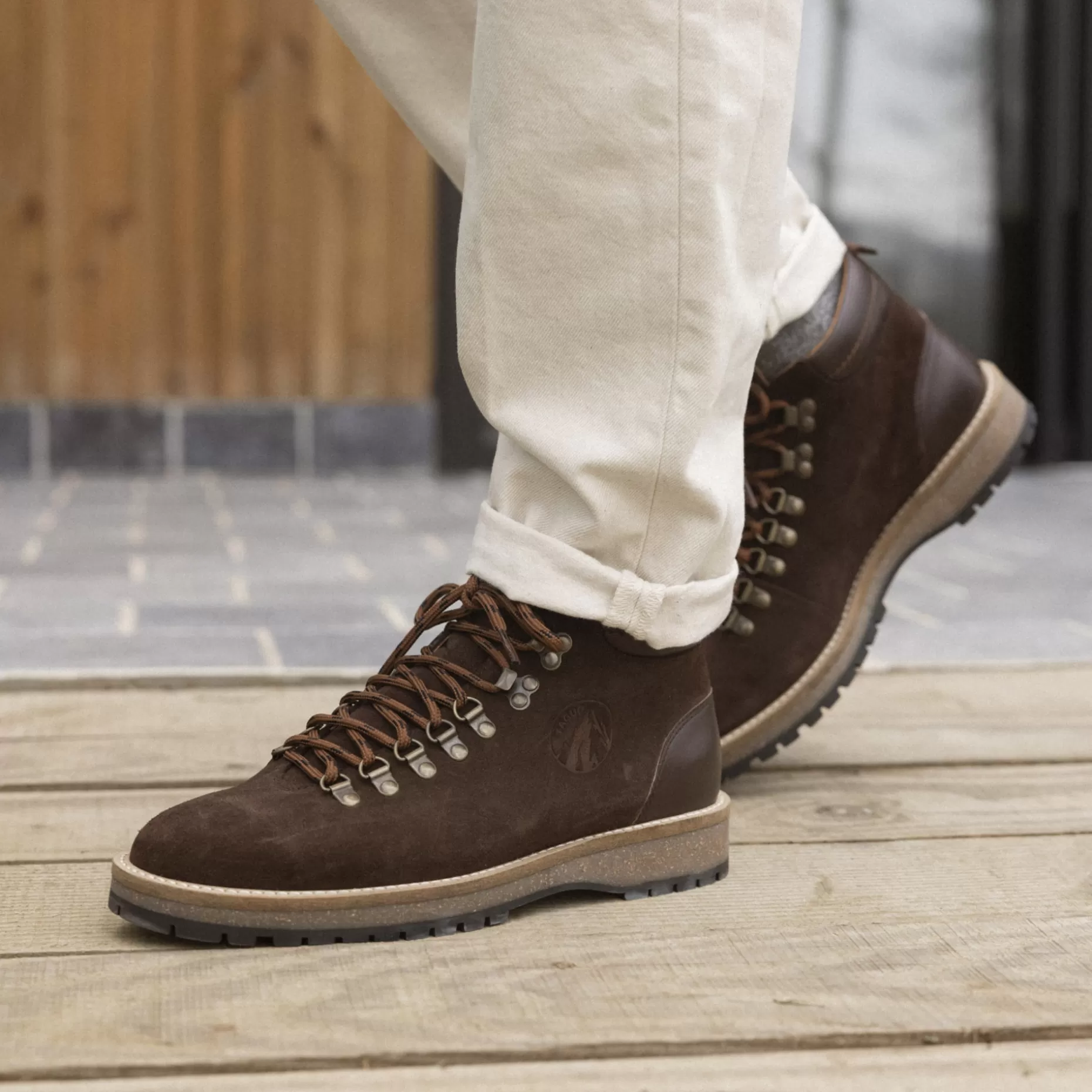 FAGUO Chaussures De Ville*Boots Marron Foncees