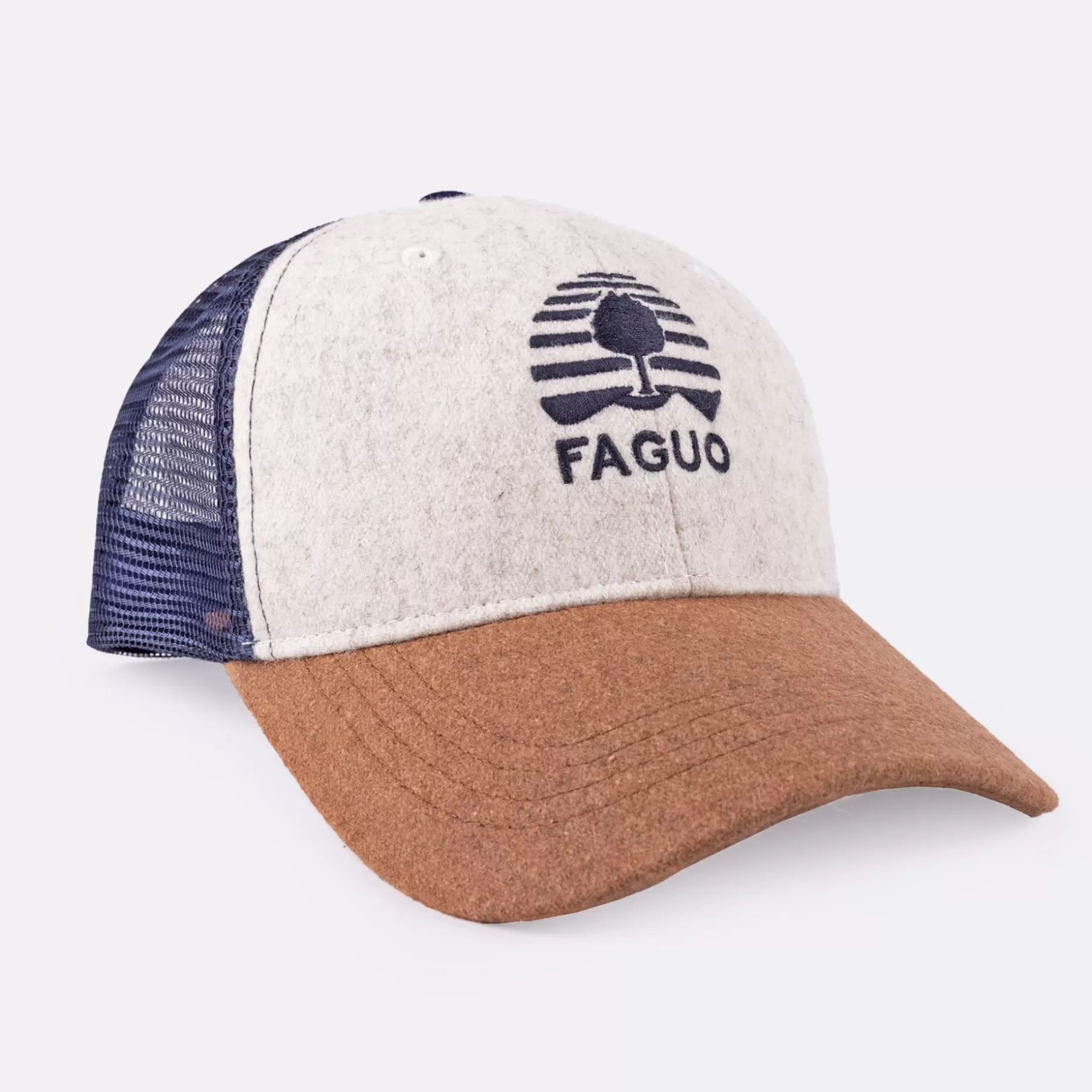 FAGUO Casquettes & Bonnets*Casquette Bleu Marine & Camel