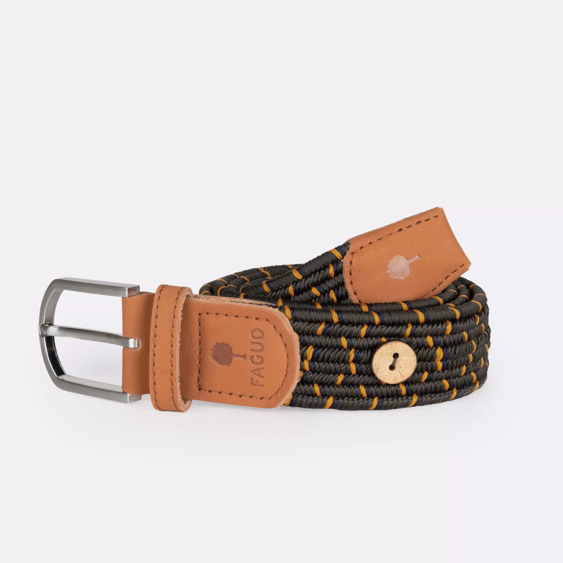 FAGUO Ceintures*Ceinture Kaki & Orange