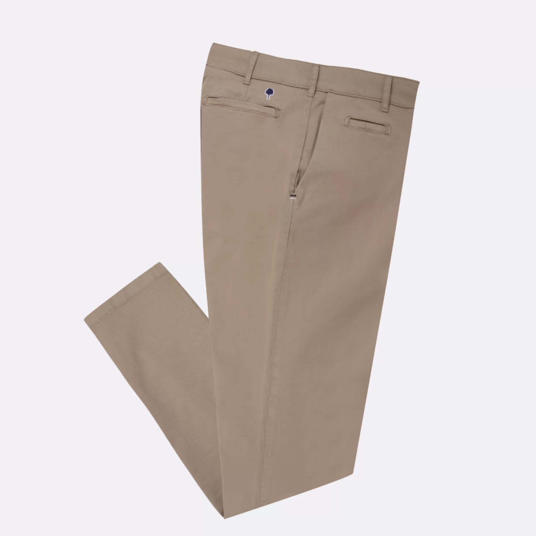 FAGUO Pantalons & Chinos*Chino Beige Clair Coupe Ajustee