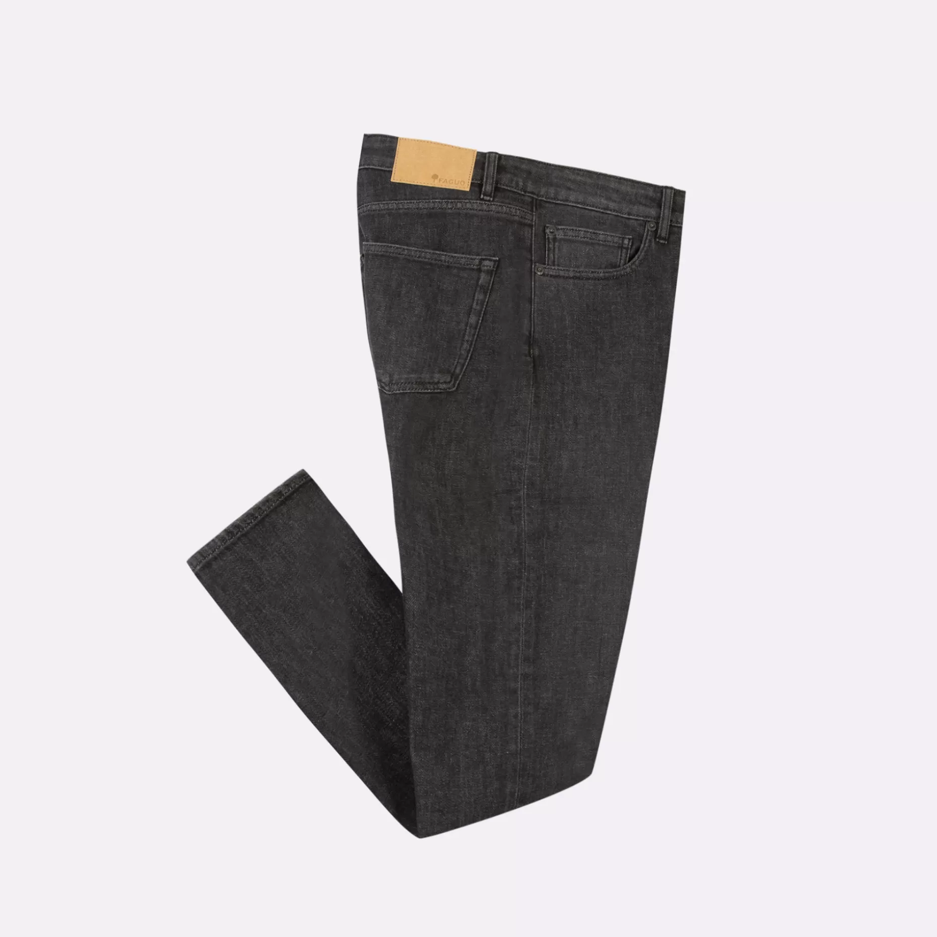 FAGUO Jeans*Jean Black Washed Coupe Slim