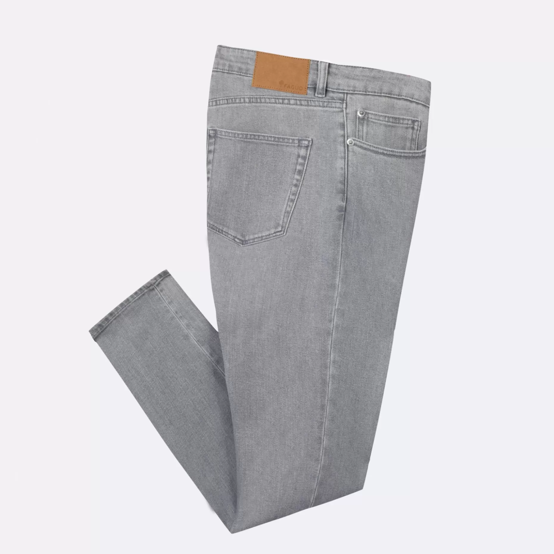 FAGUO Vêtements*Jean Light Grey Coupe Slim