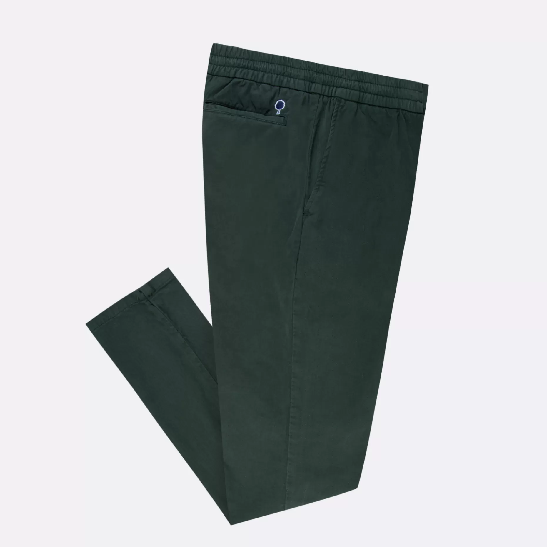 FAGUO Pantalons & Chinos*Pantalon Vert Fonce Coupe Fuselee