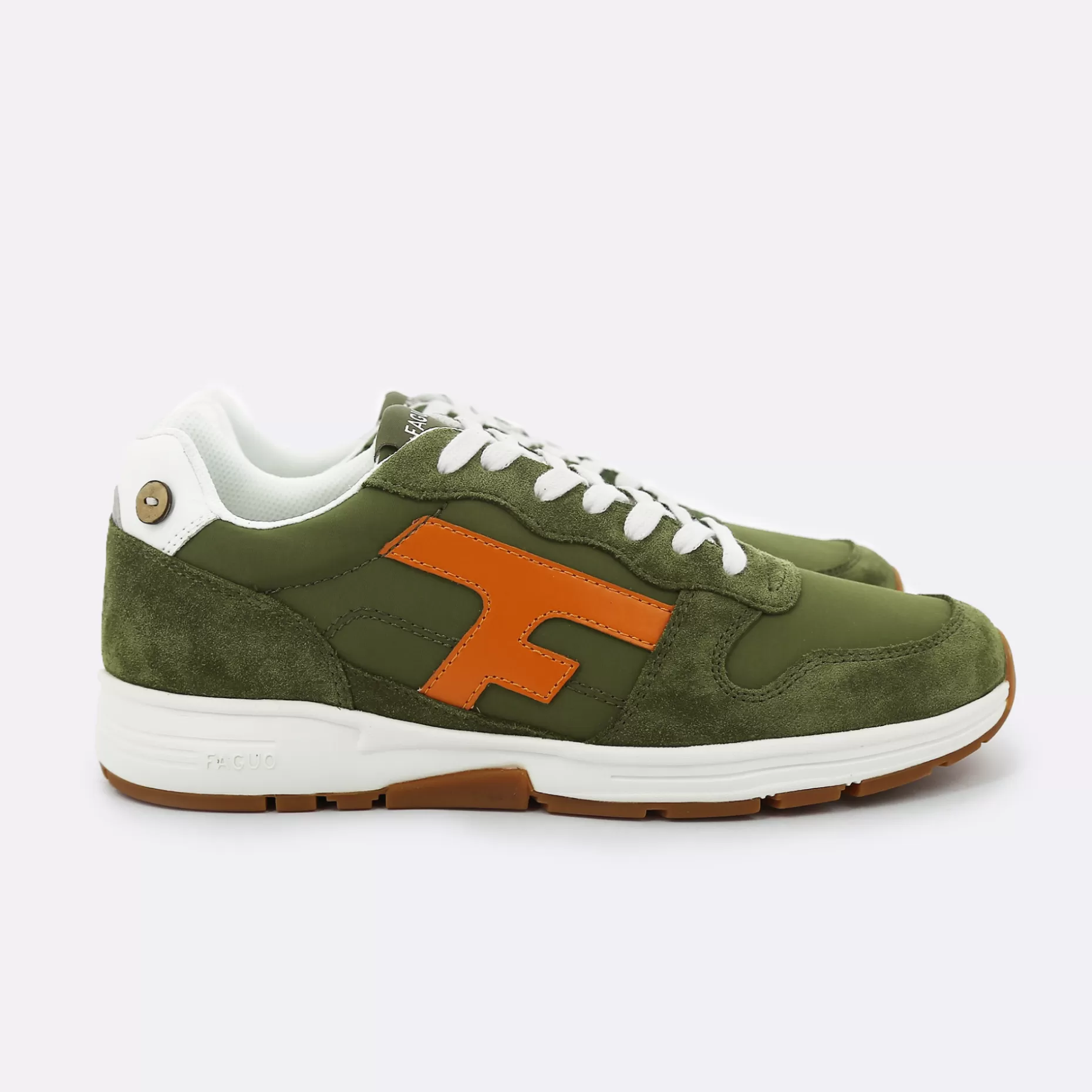 FAGUO Chaussures*Runnings Kaki & Orange