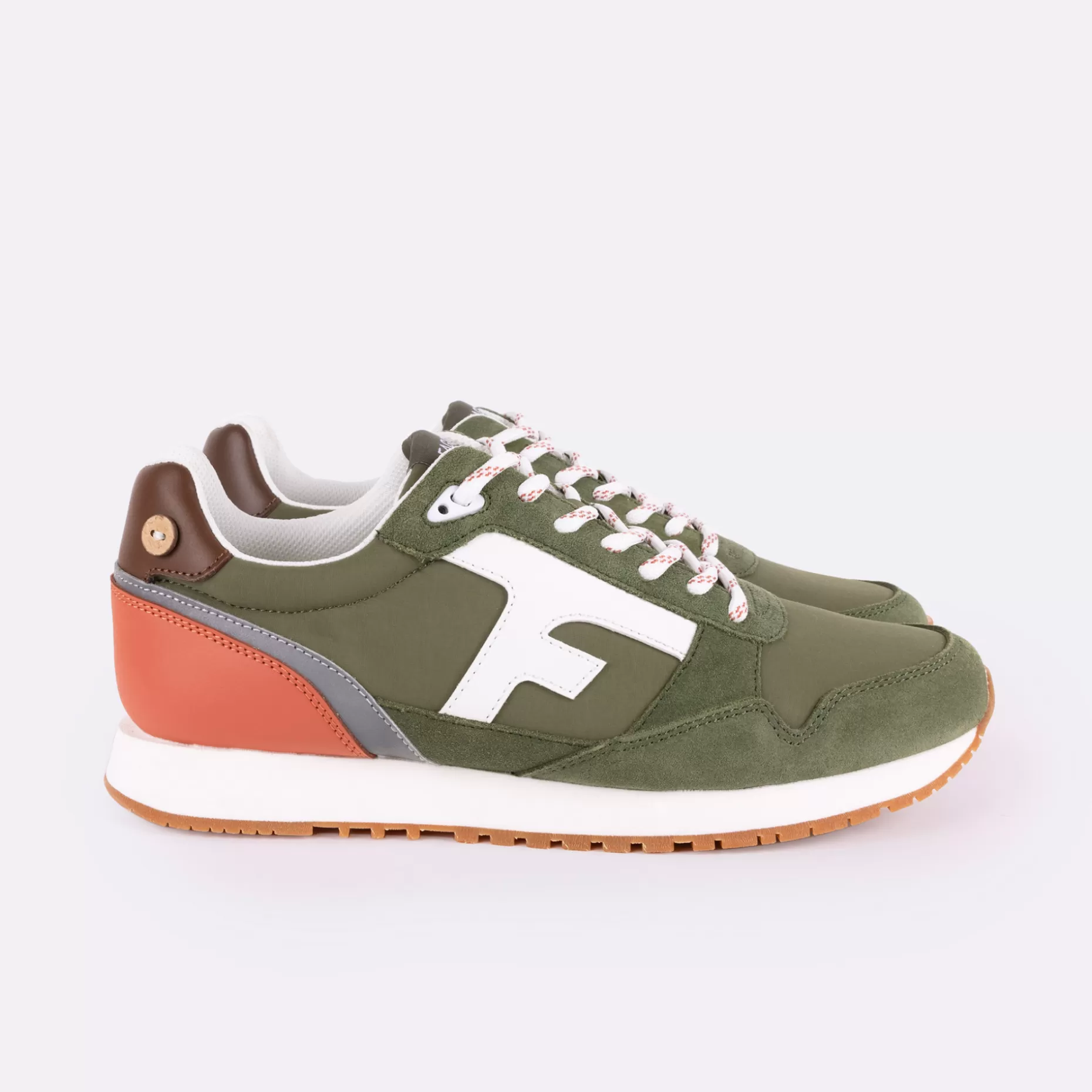 FAGUO Chaussures*Runnings Kaki & Terracotta