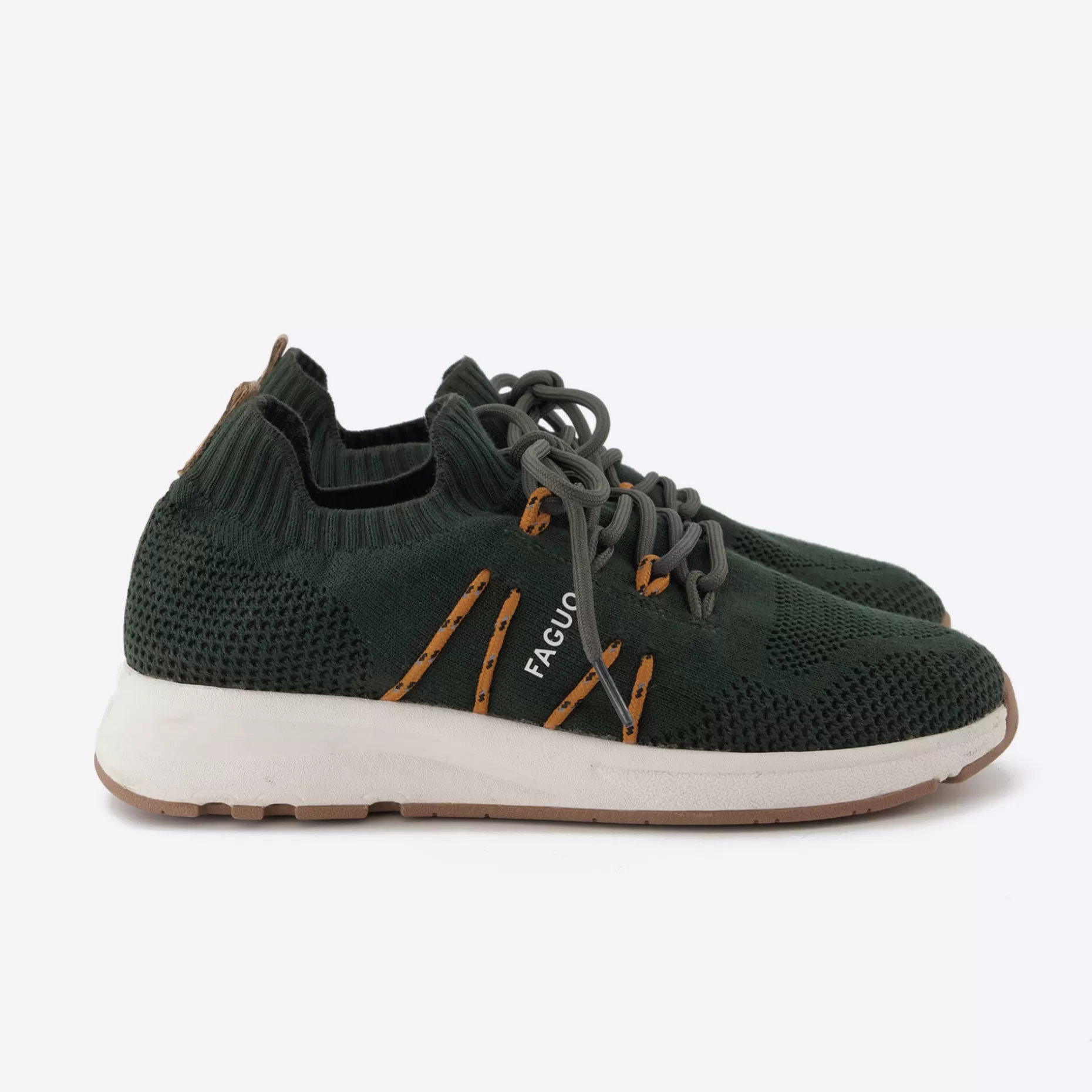 Homme FAGUO Baskets - Homme*Runnings Vert Fonce