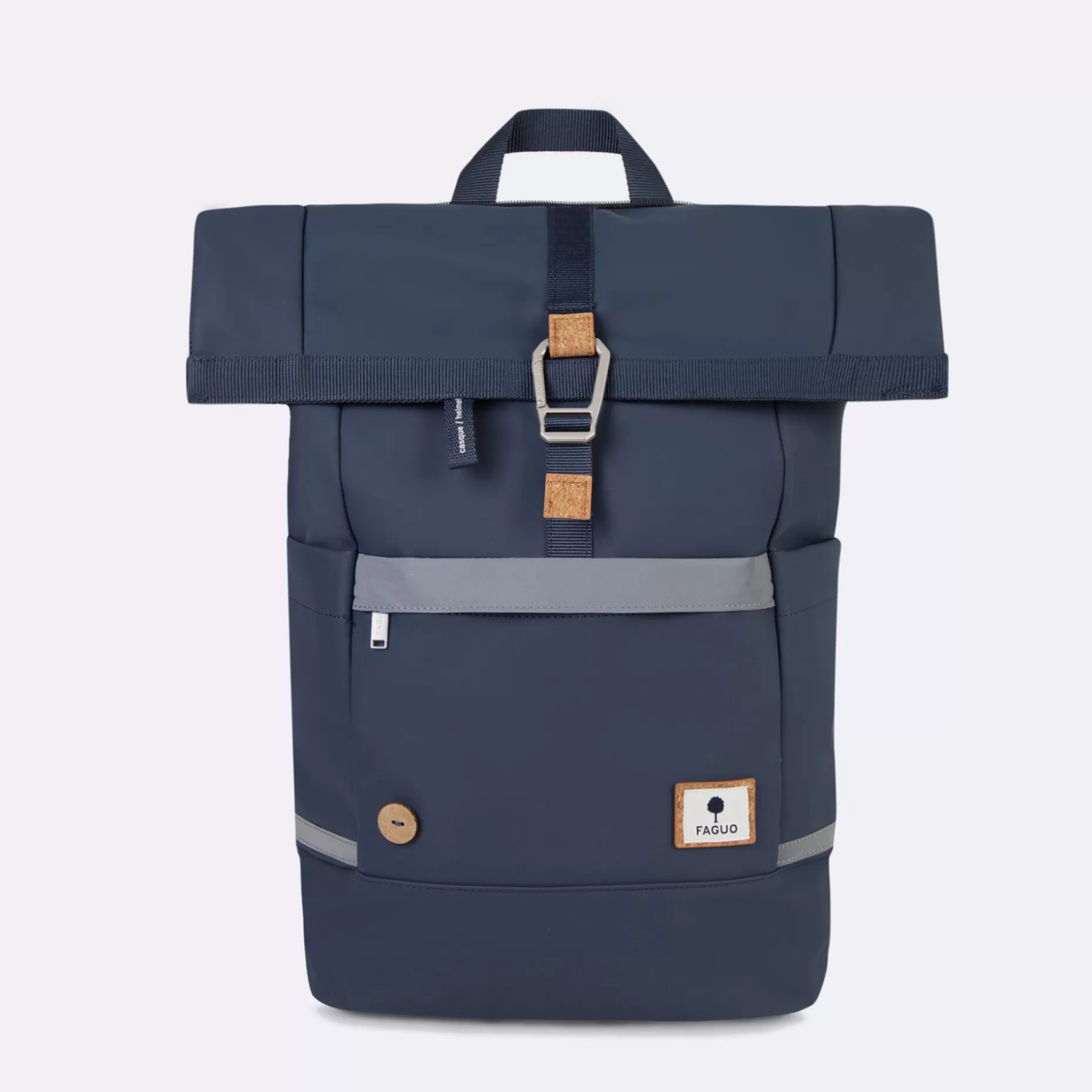 FAGUO Sacs Déperlants*Sac A Dos En Polyester Recycle Bleu & Bleu - Modele Cycling Large