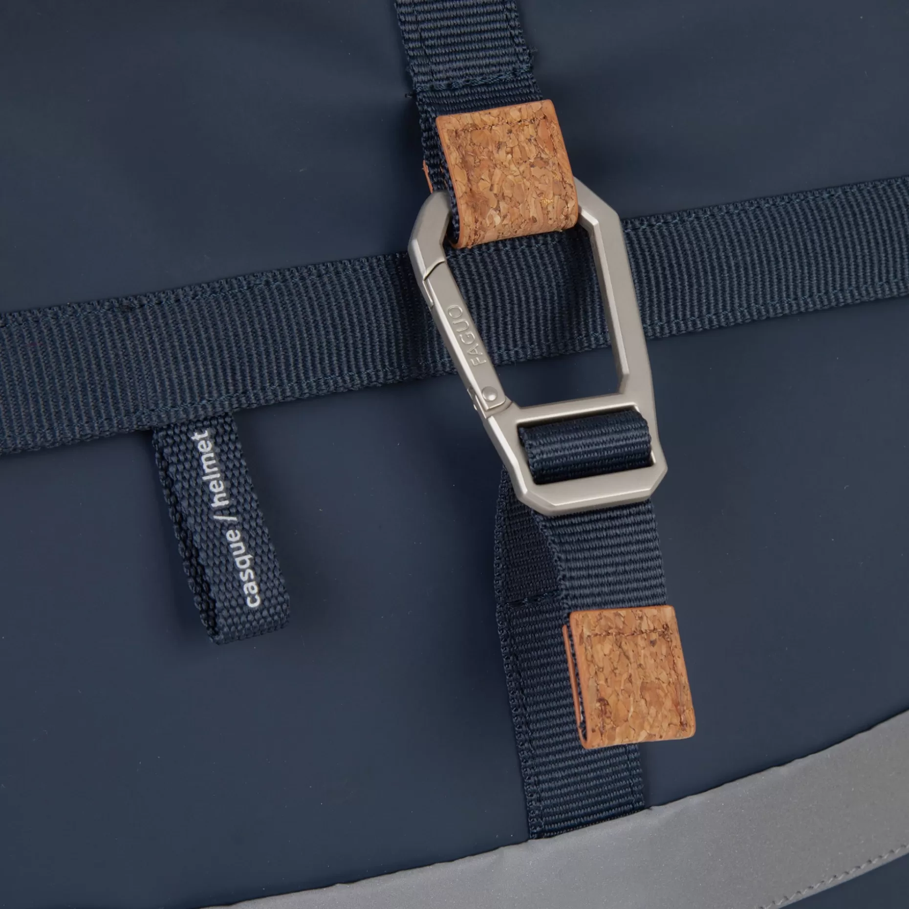 FAGUO Sacs Déperlants*Sac A Dos En Polyester Recycle Bleu & Bleu - Modele Cycling Large