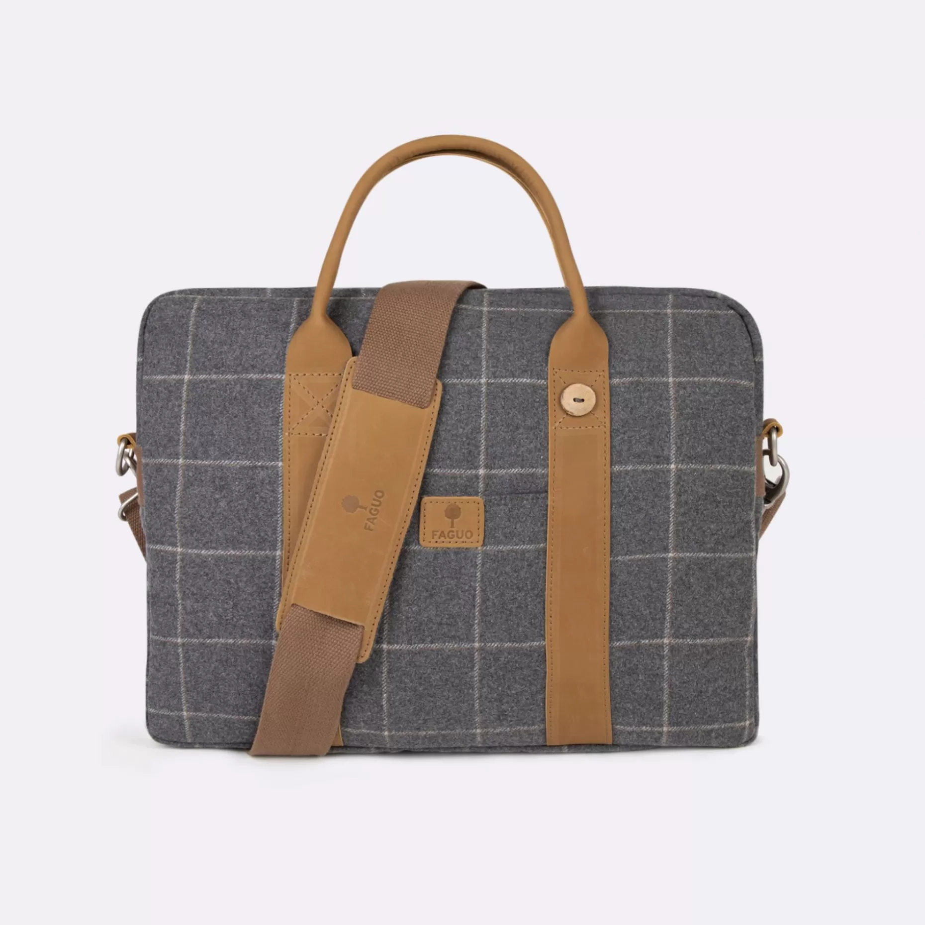 FAGUO Sacs D'Ordinateur*Sac D'Ordinateur En Laine Gris Laptop