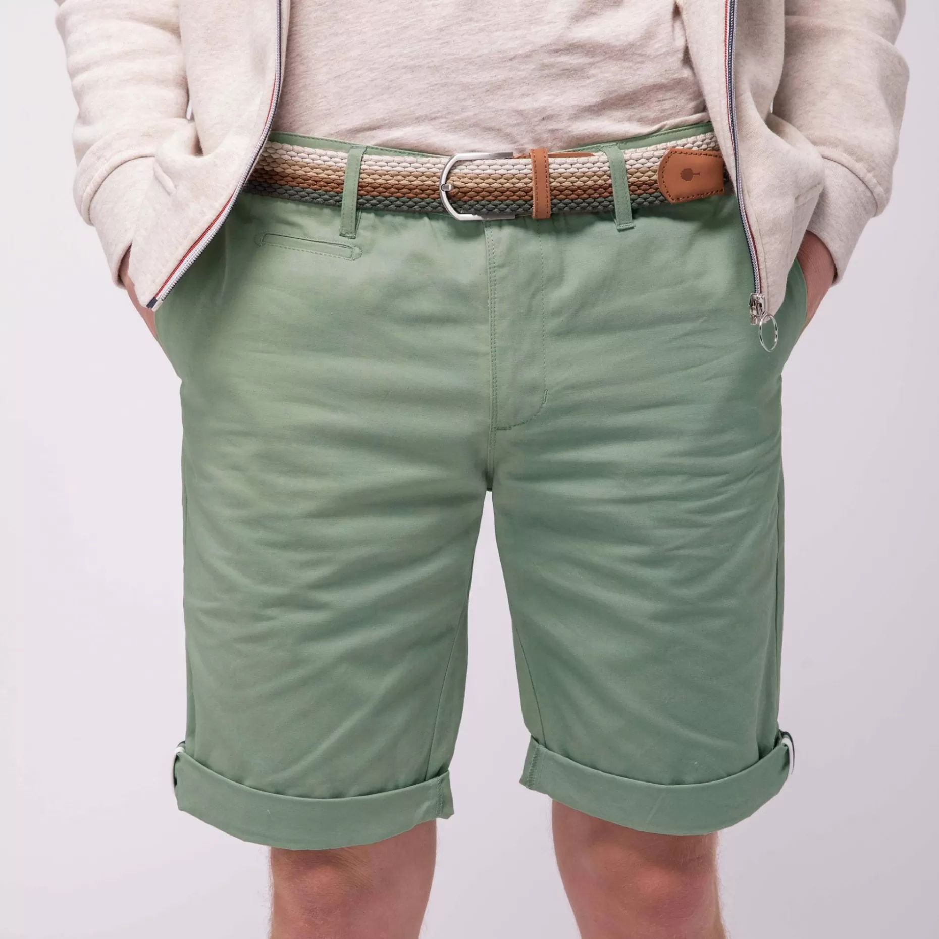 FAGUO Shorts*Short Vert Clair