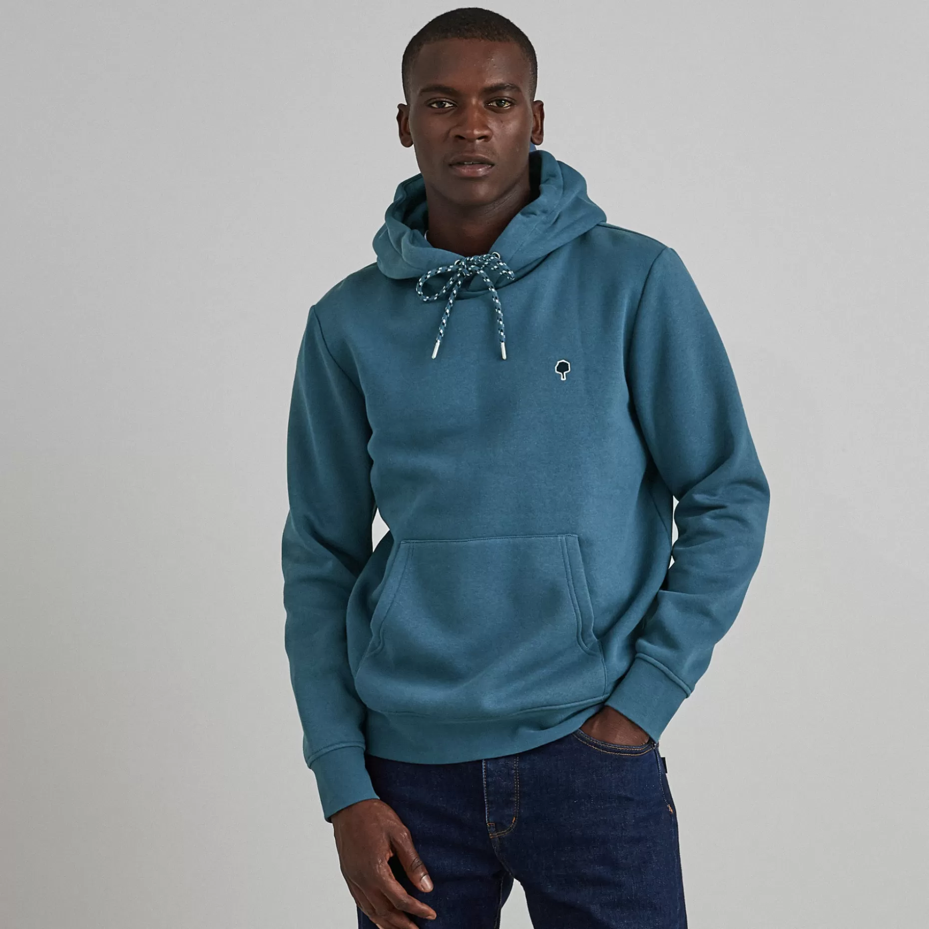 FAGUO Vêtements*Sweat A Capuche Bleu