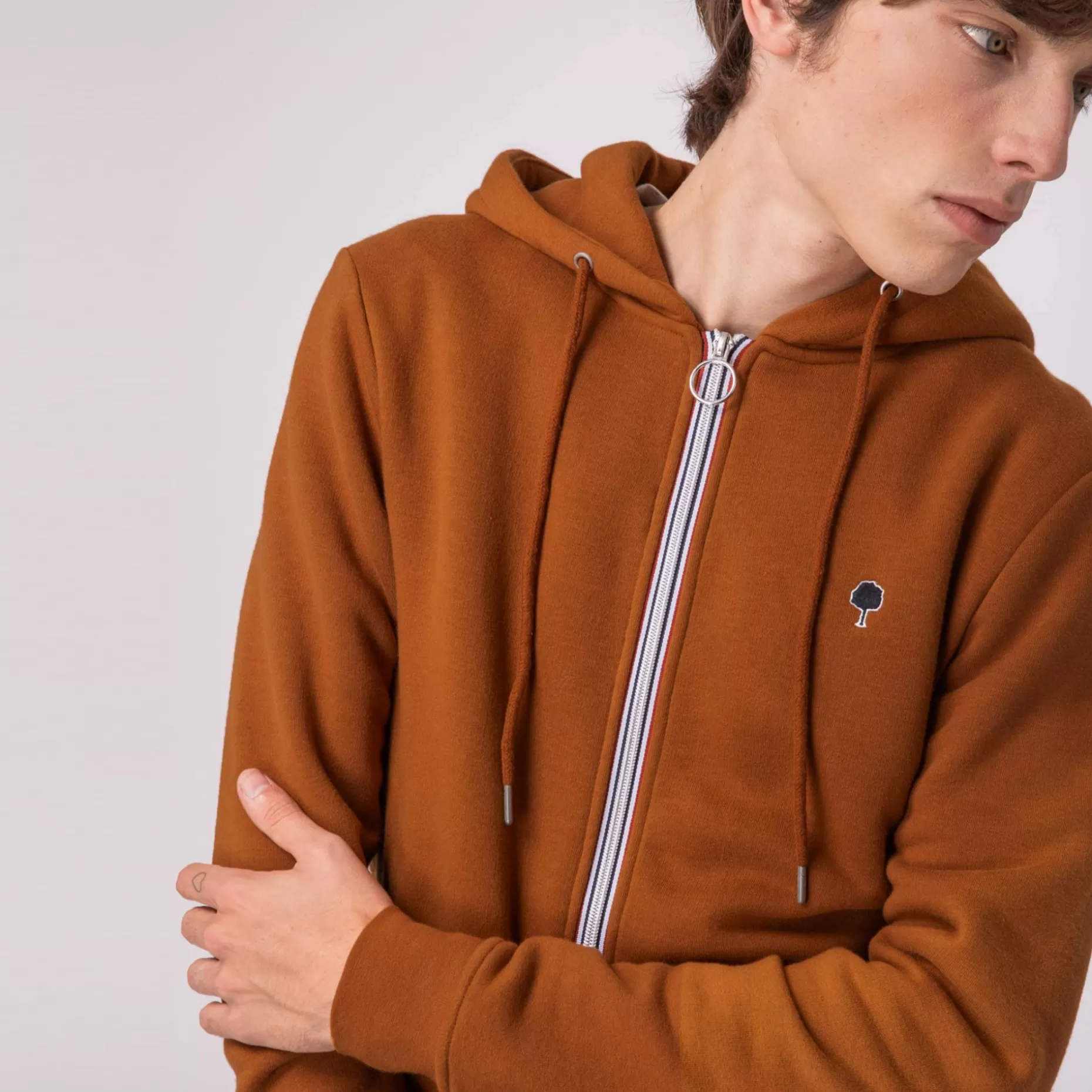 FAGUO Vêtements*Sweat A Capuche Camel