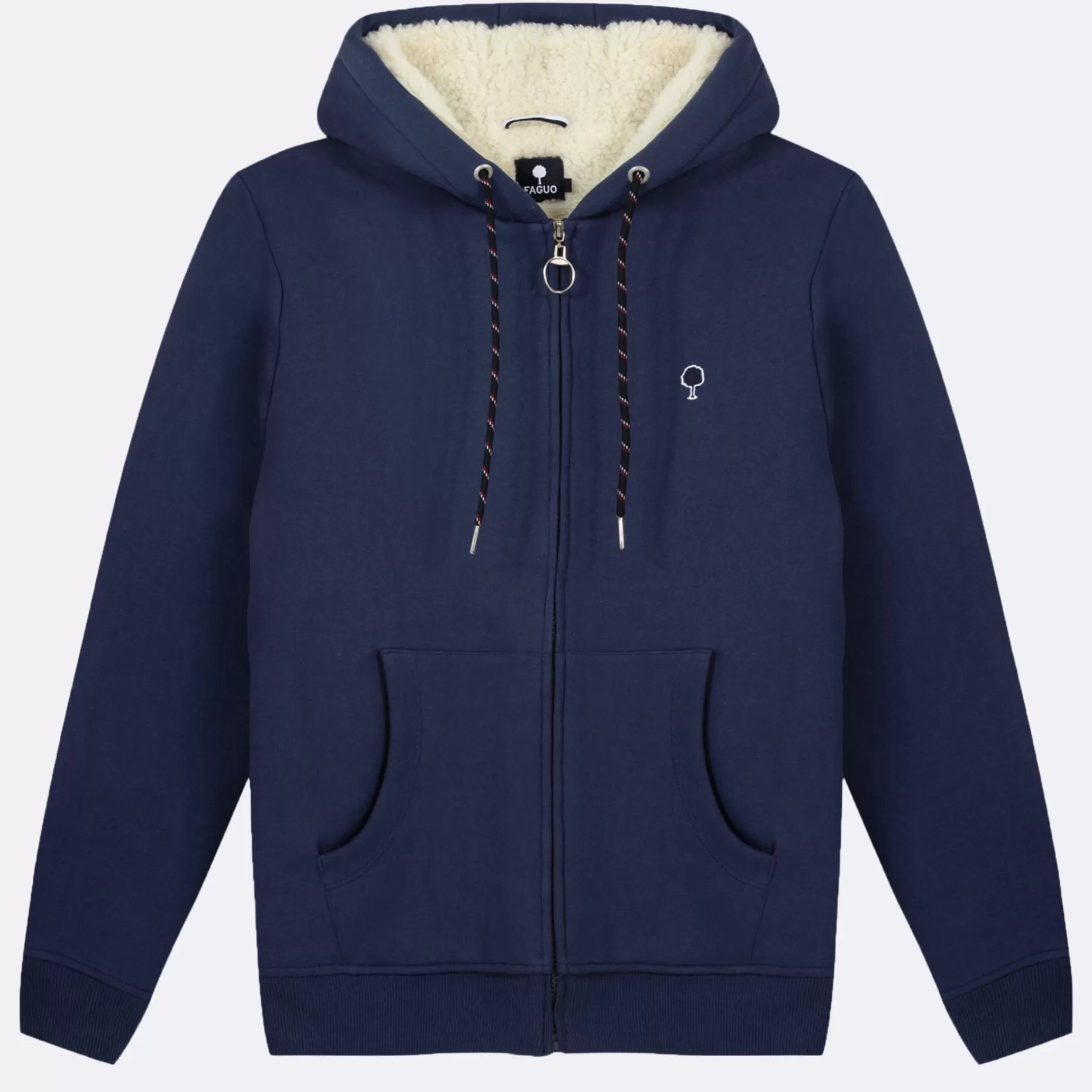 FAGUO Sweats À Capuche*Sweat A Capuche Sherpa Bleu Marine