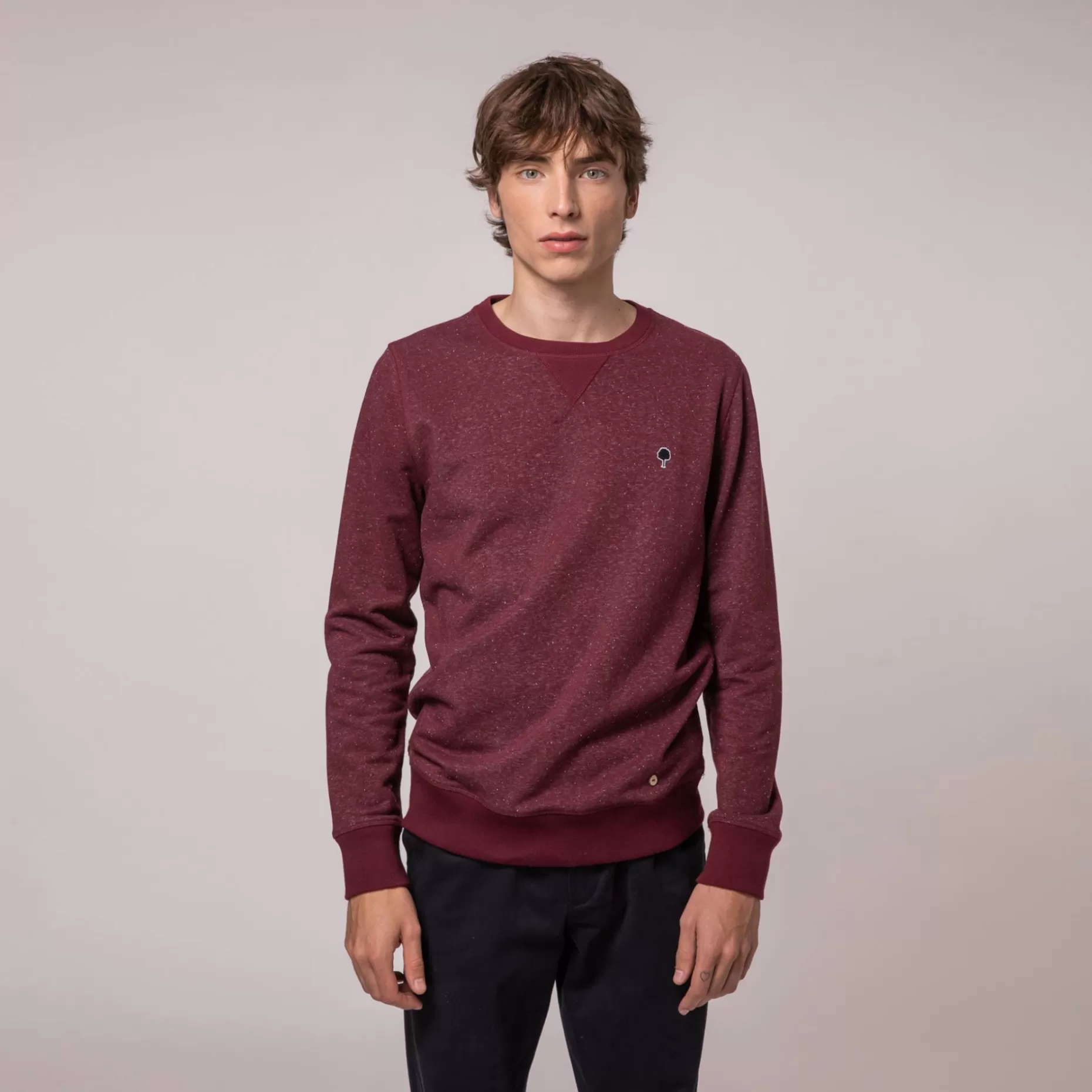 FAGUO Vêtements*Sweat Col Rond Bordeaux