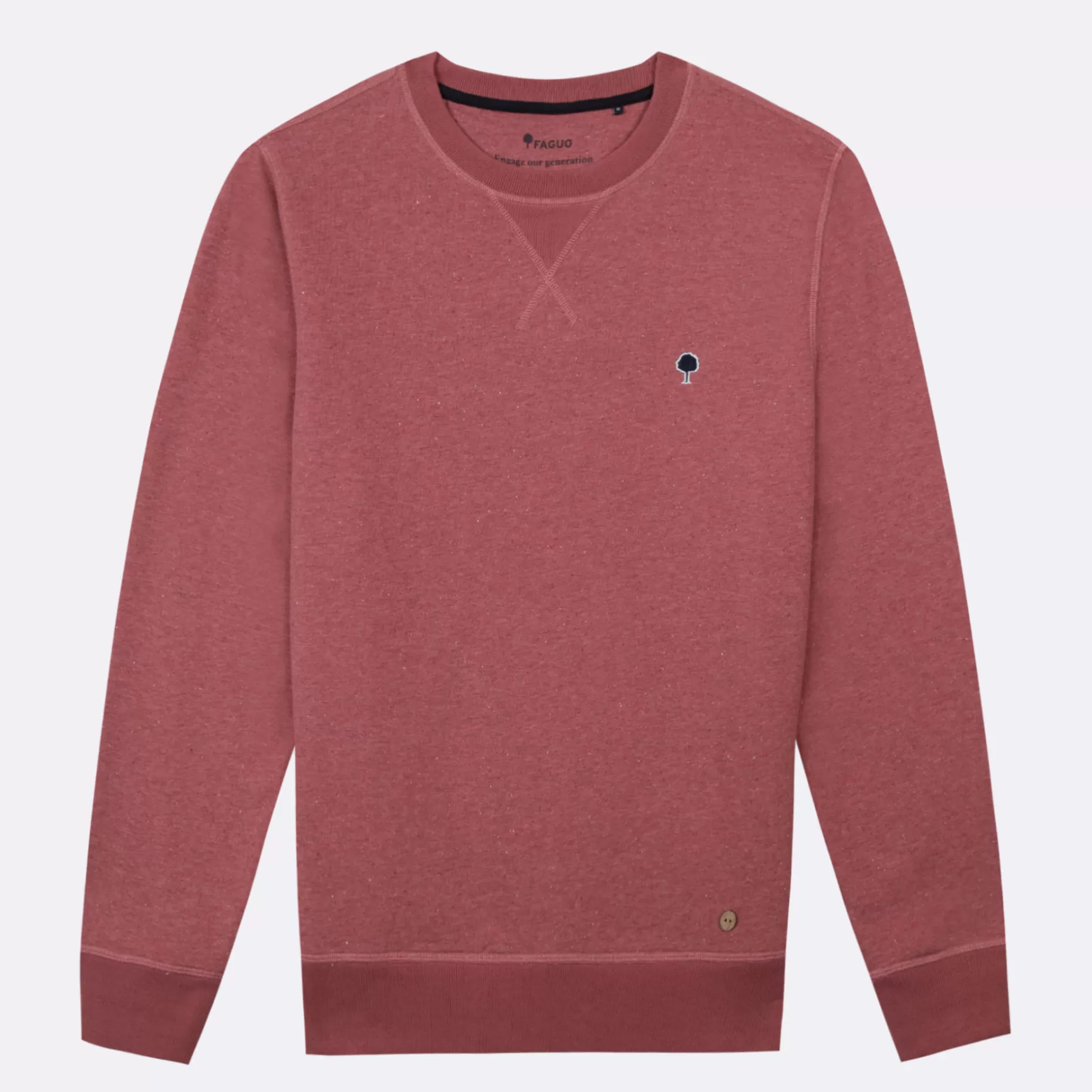 FAGUO Sweatshirts*Sweat Col Rond Rose