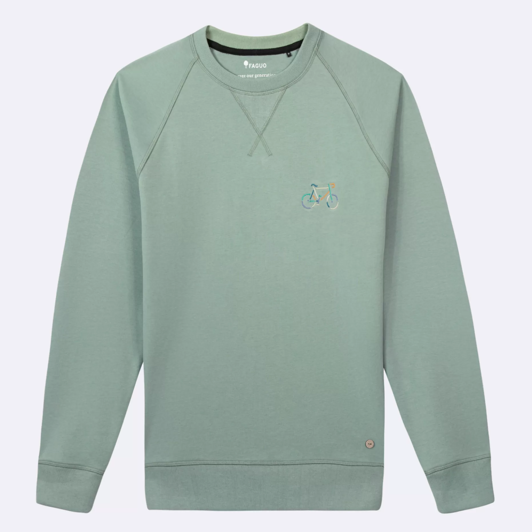 FAGUO Sweatshirts*Sweat Vert Clair