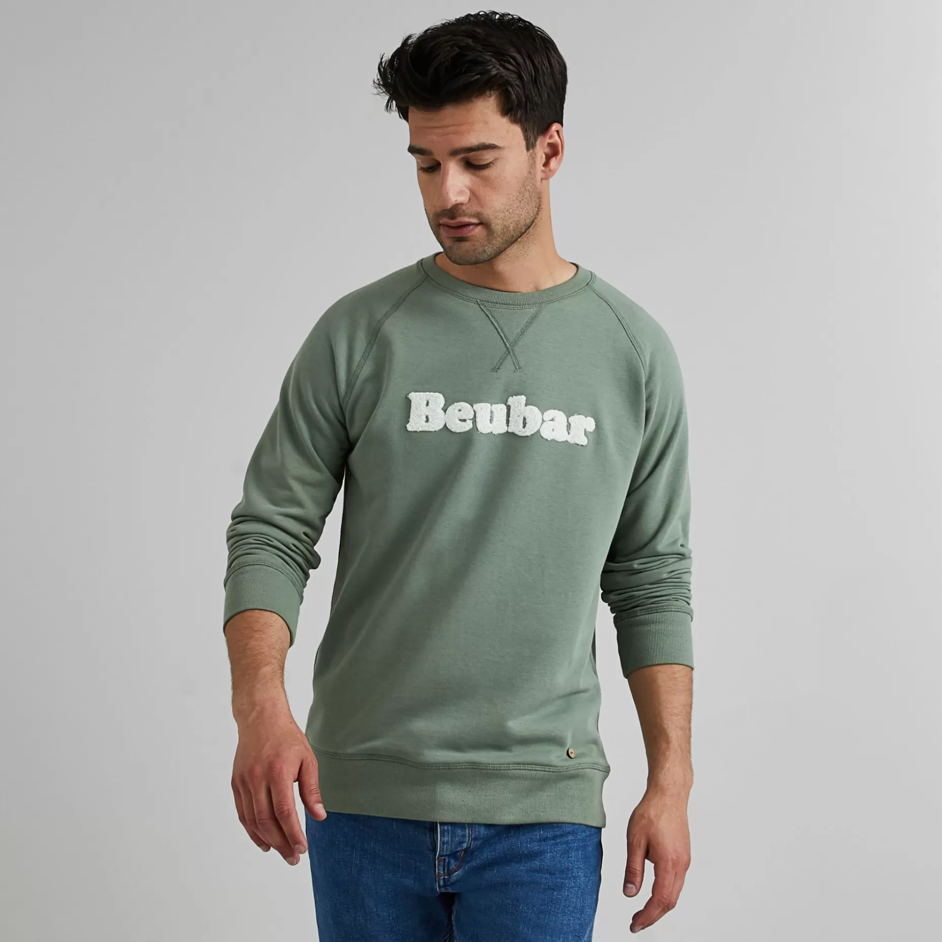 FAGUO Sweatshirts*Sweatshirt Vert 'Beubar'