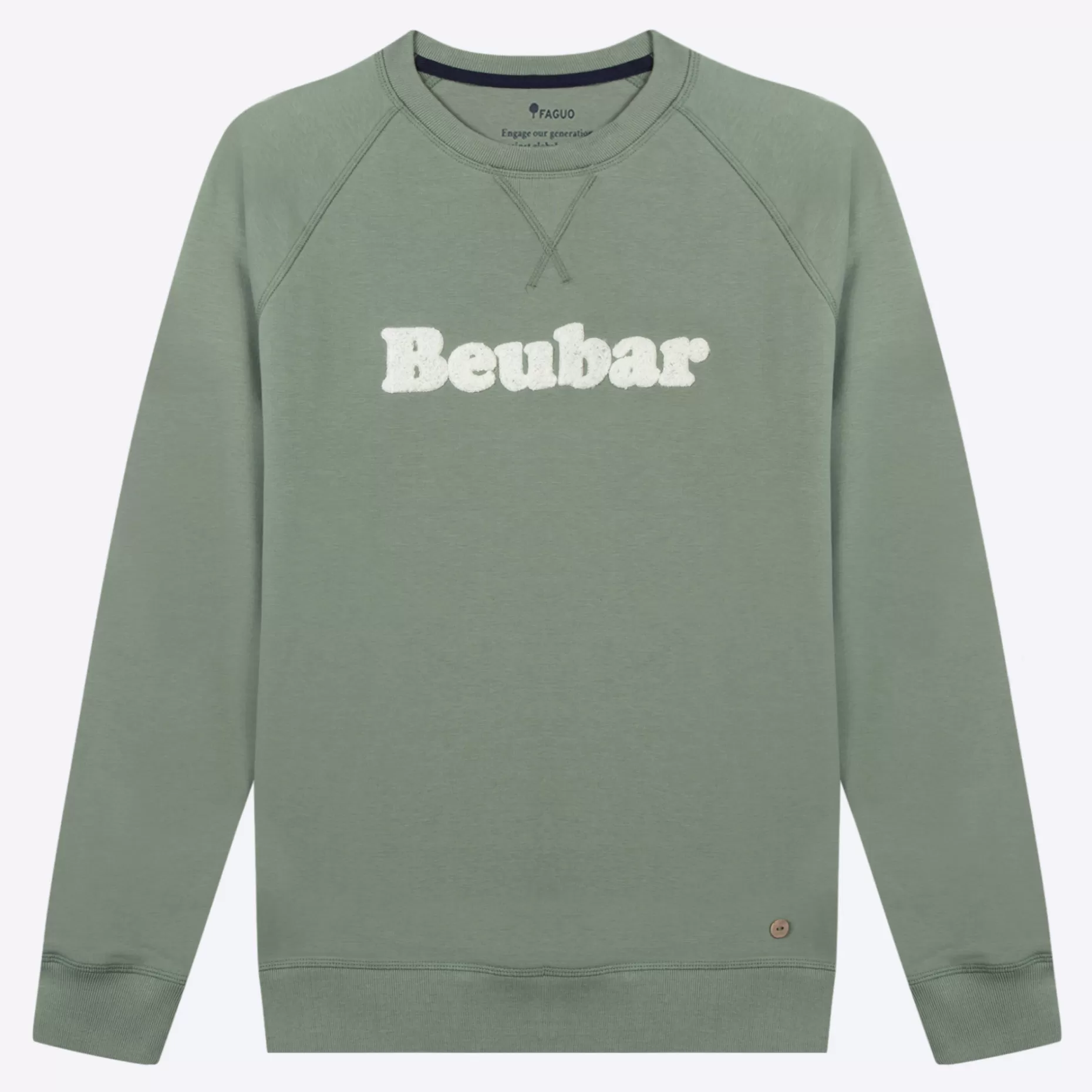 FAGUO Sweatshirts*Sweatshirt Vert 'Beubar'