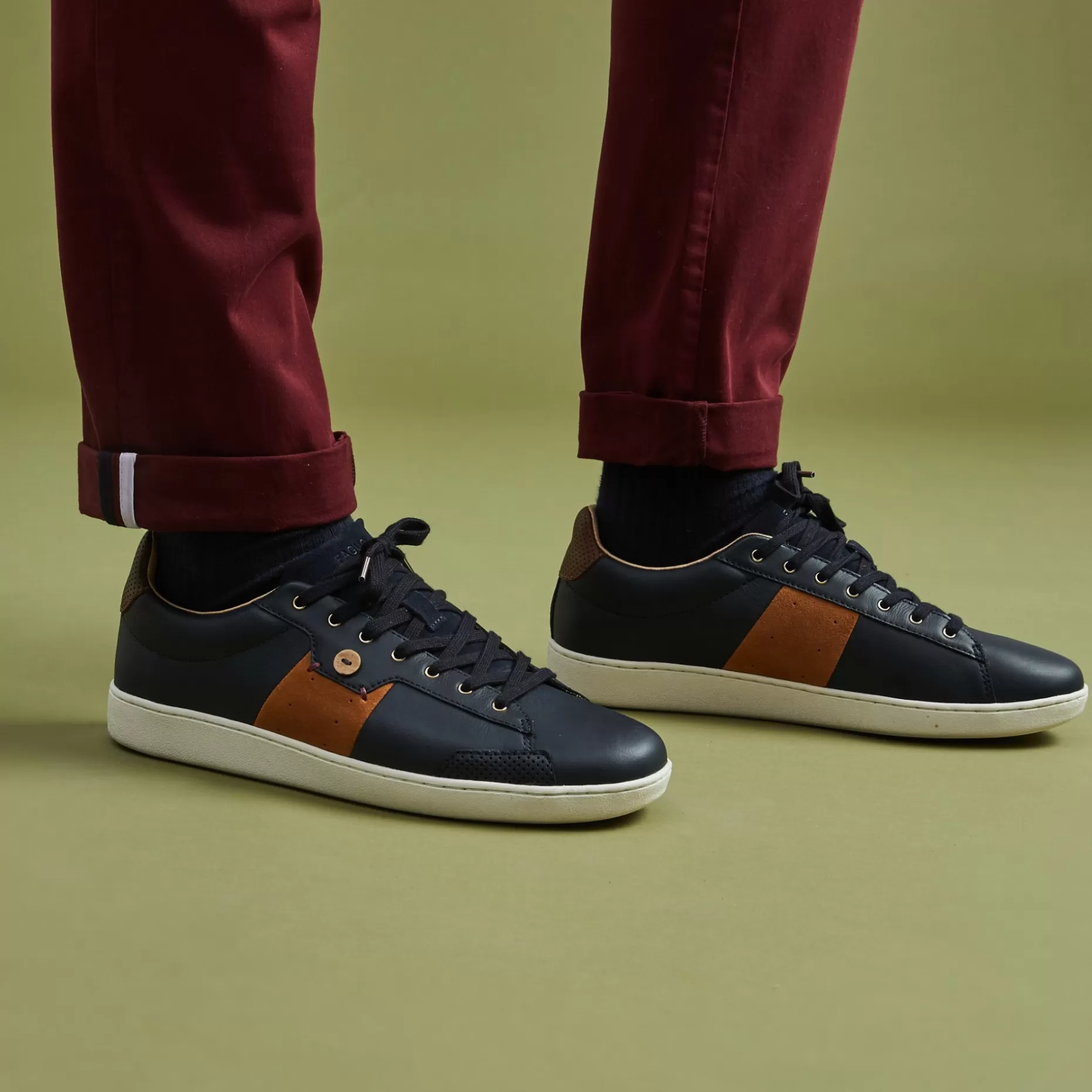 Homme FAGUO Baskets - Homme*Tennis Marine