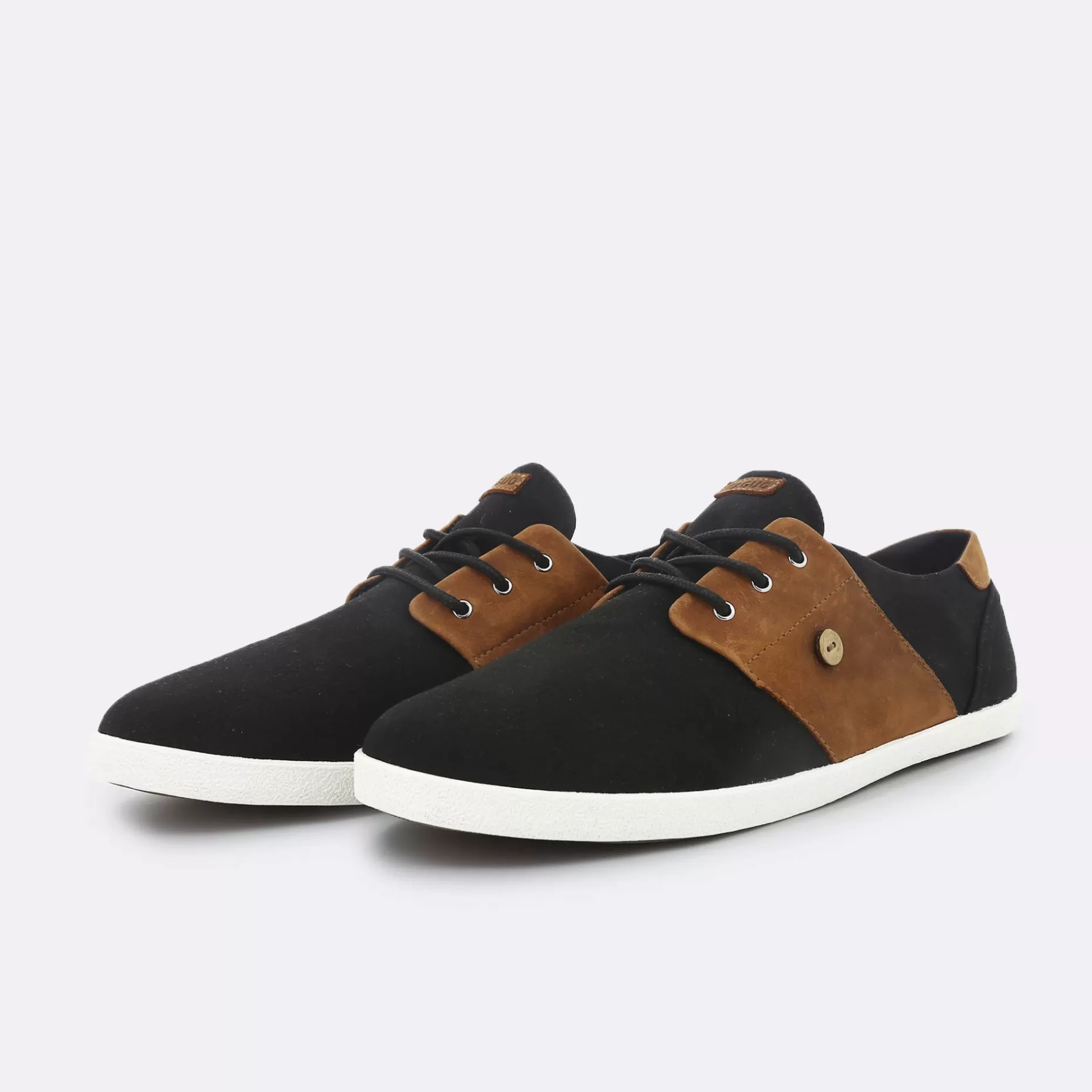 Homme FAGUO Baskets - Homme*Tennis Noire & Camel