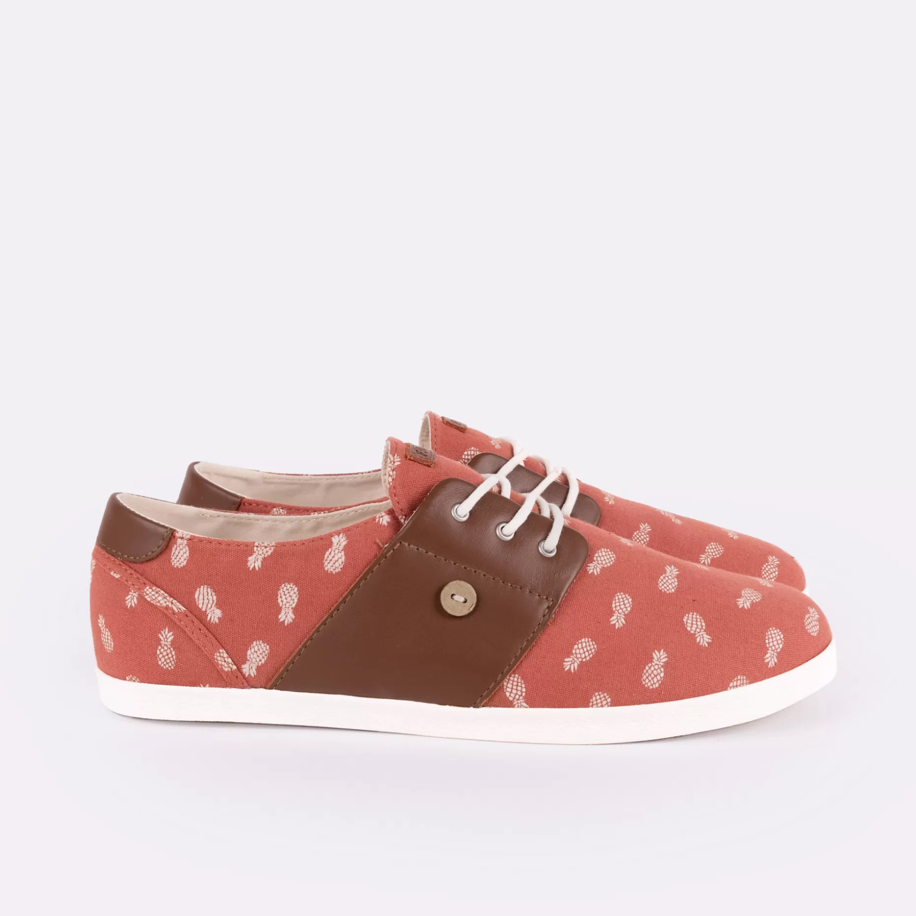 Homme FAGUO Baskets - Homme*Tennis Terracotta & Camel