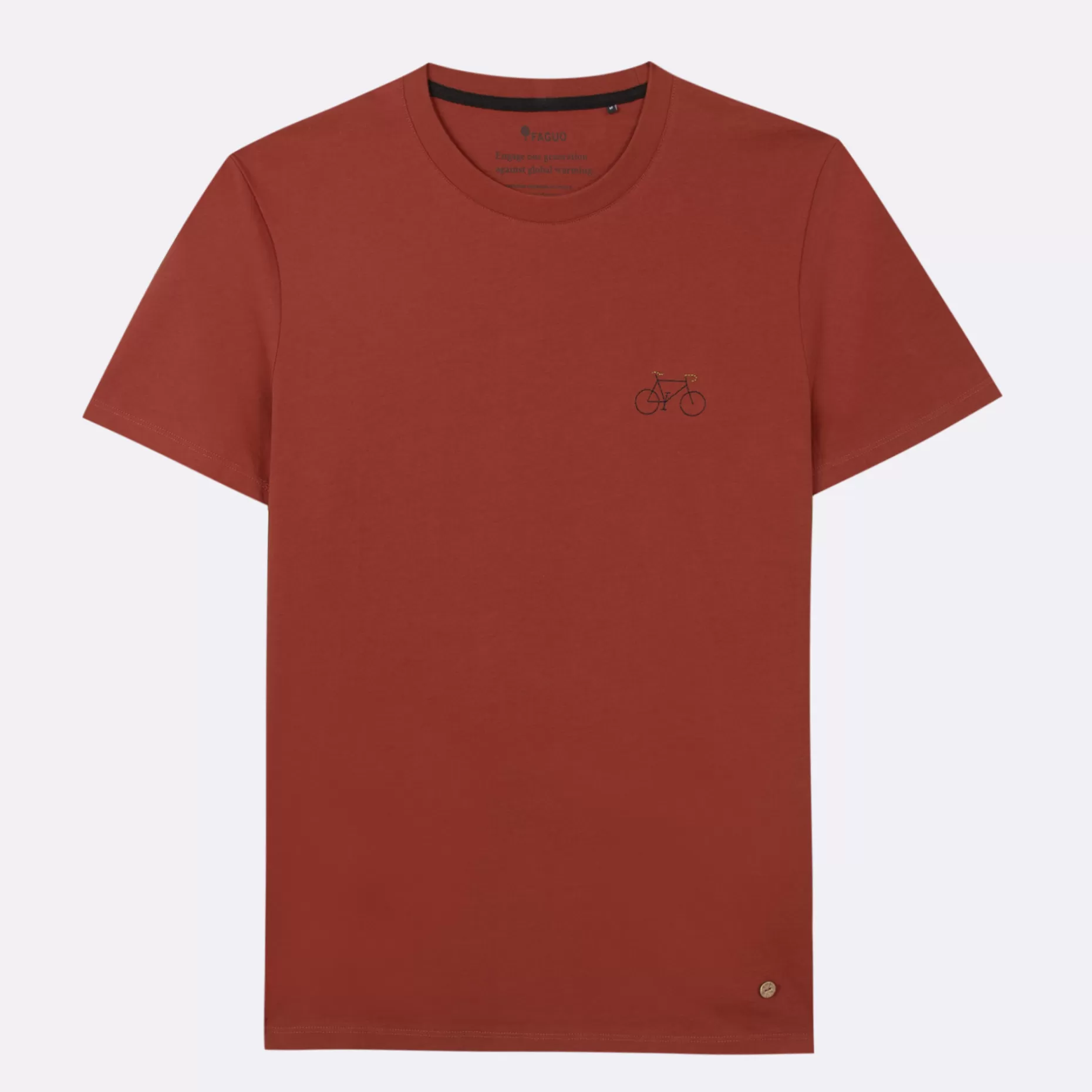 FAGUO T-Shirts*T-Shirt Col Rond Rouge