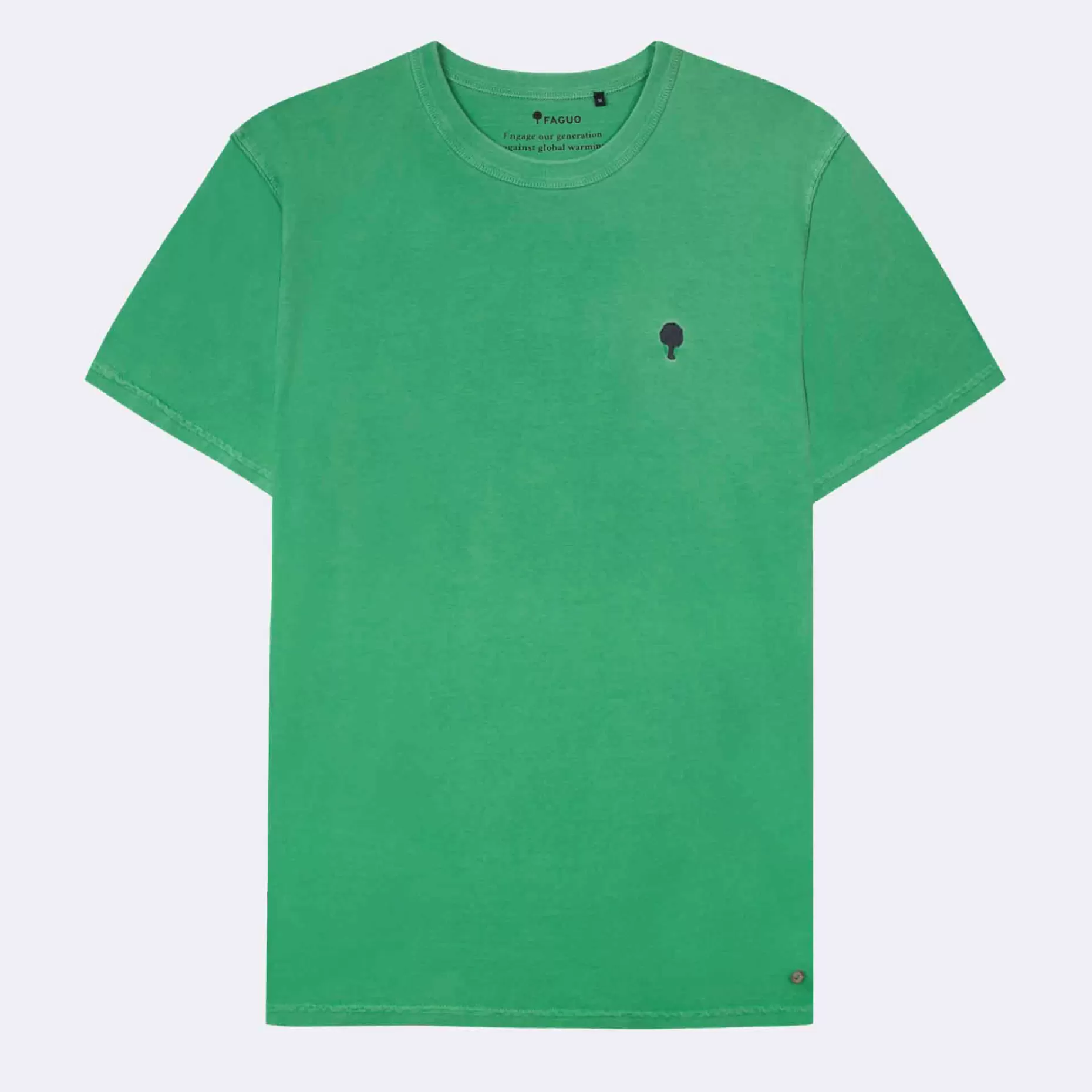 FAGUO T-Shirts*T-Shirt Col Rond Vert