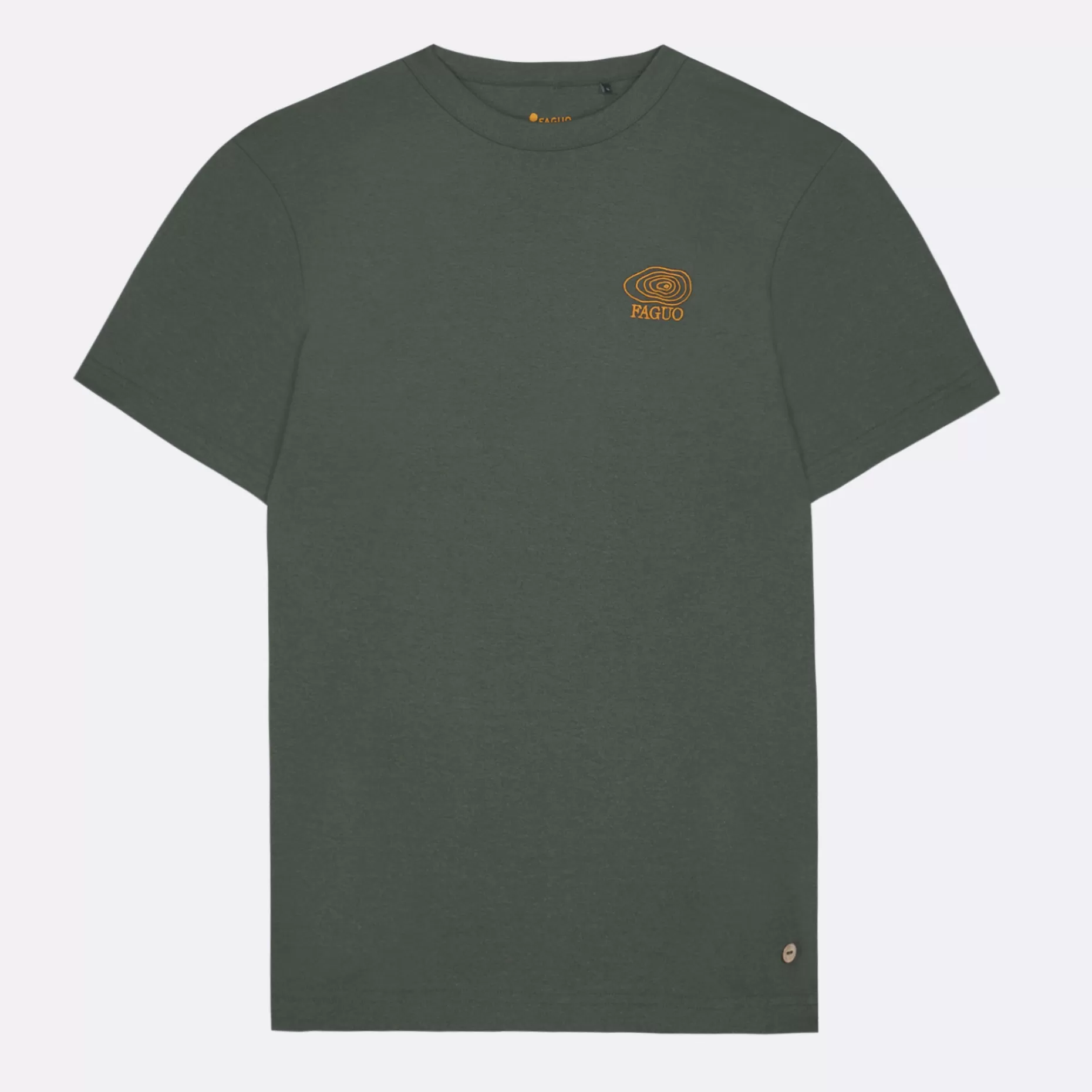 FAGUO T-Shirts*T-Shirt Col Rond Vert Fonce